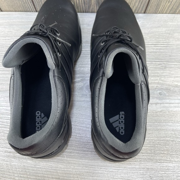 Adidas Shoes Mens Size:11.5 Tour Traxion TR Golf Sneakers Black Lace Up Low Top - Picture 13 of 16
